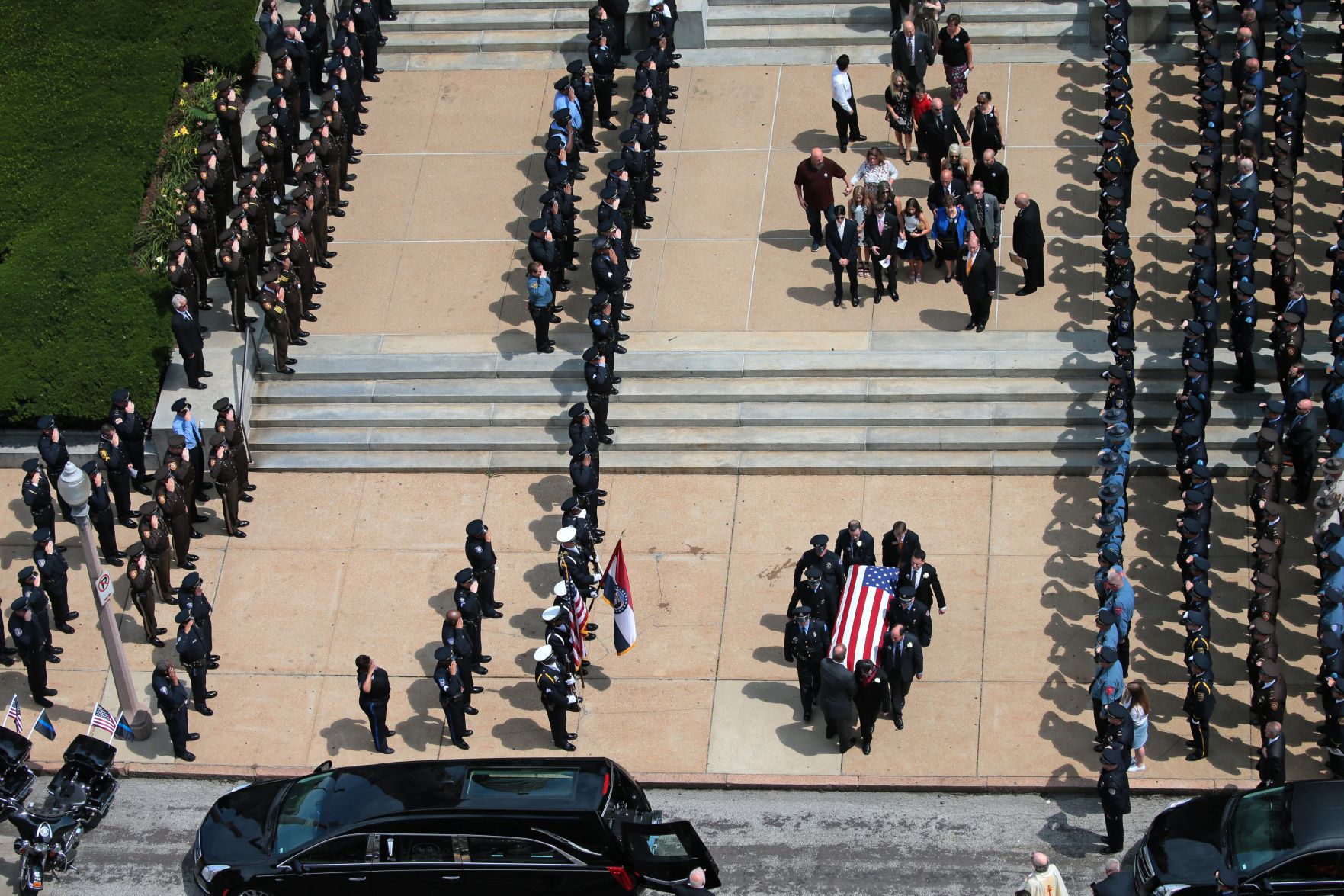 Funeral for North County Cooperative Police Officer Michael Langsdorf